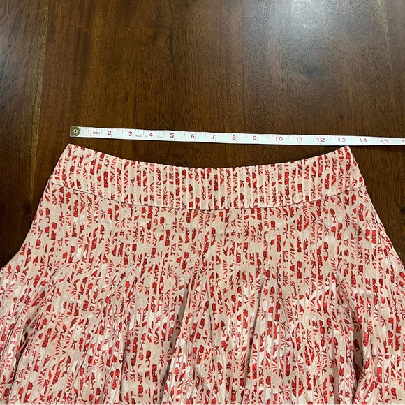 Alice and Olivia Mariette Pinstripe Floral Skirt Size 2 - Picture 10 of 11